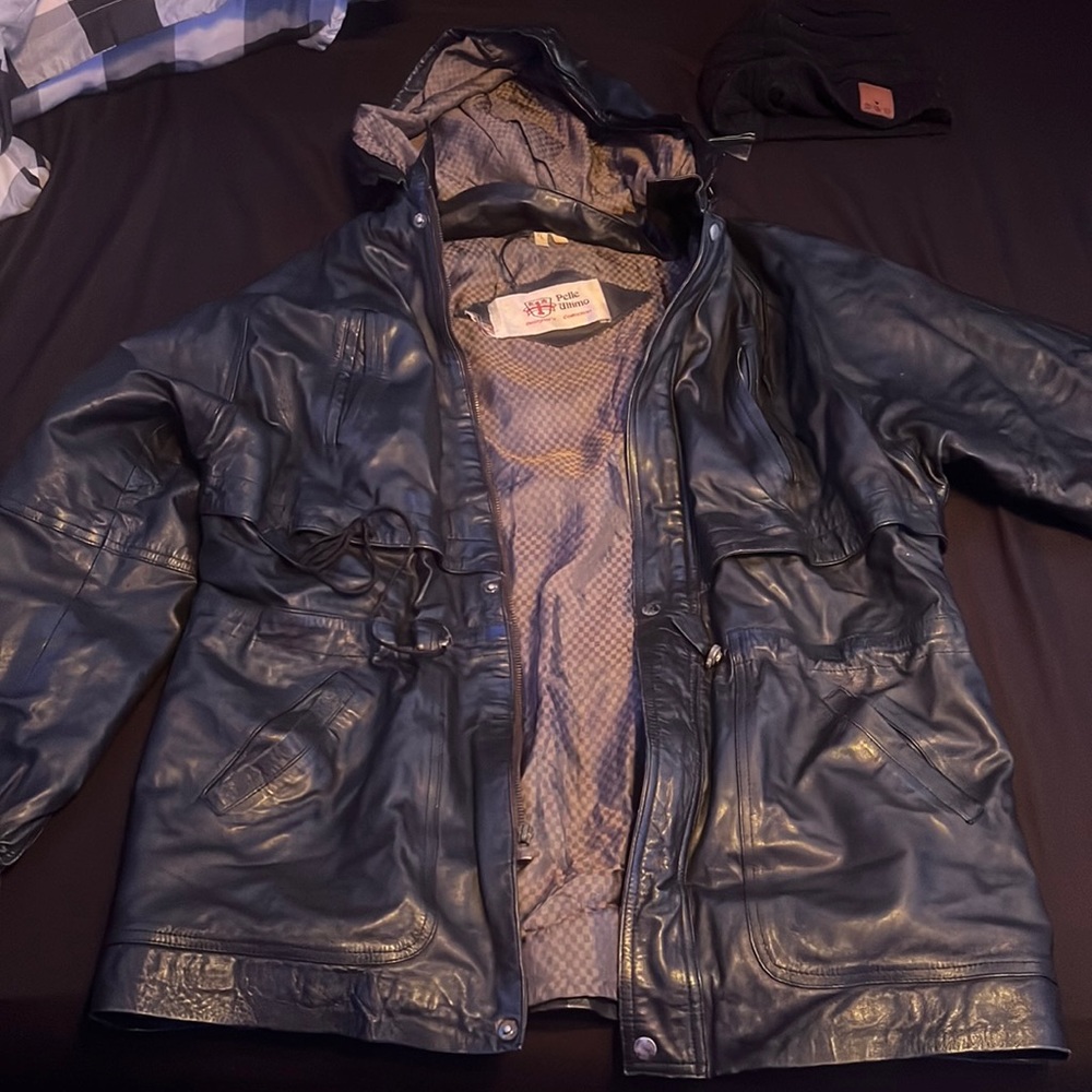 Leather jacket